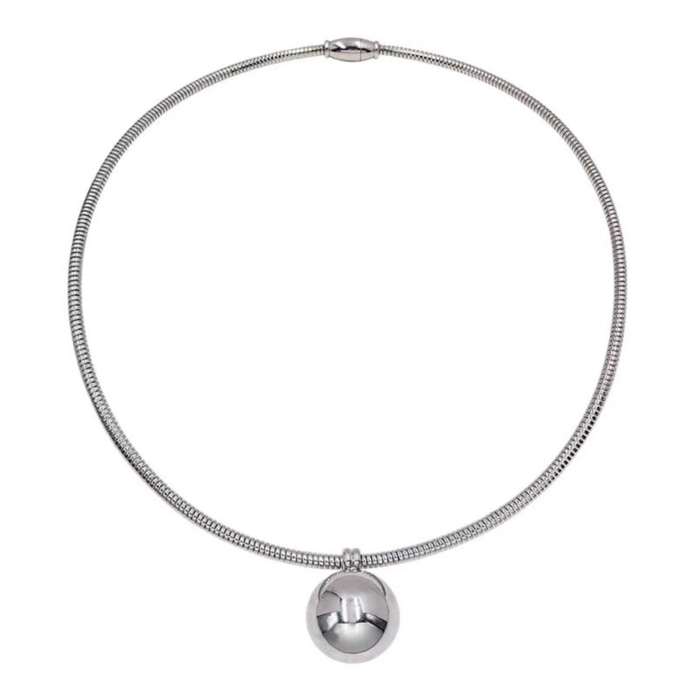 💎HP‼️💋 Gorgeous Titanium steel Silver-toned Double-layered Chain necklace rock - Picture 5 of 8